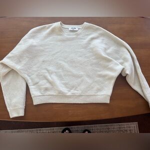 Double Zero Cream Crew Neck Sweater
